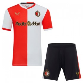 Günstige Fußballtrikots Feyenoord Rotterdam Kinder Heimtrikot 2025-26 Kurzarm